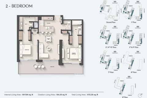 Apartment in Dubai 1 bedroom, 45 sq.m. № 103422 - photo 4