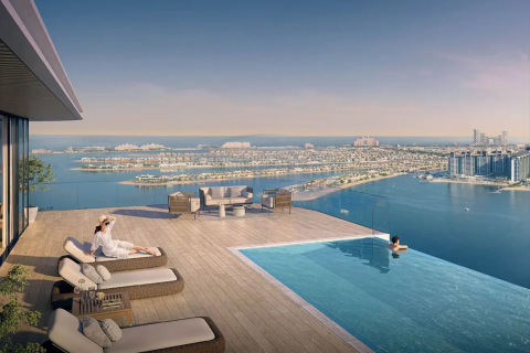 Купить квартиру в EMAAR Beachfront, Dubai Harbour, Дубай: 1 спальня, 68.8м², № 7720 - фото 1