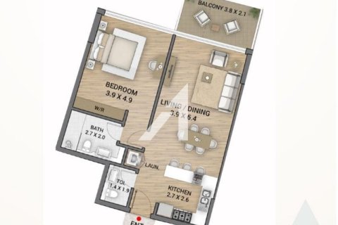 Apartamento en Dubai, 1 dormitorio, 79.3 m², № 10132 - foto 25