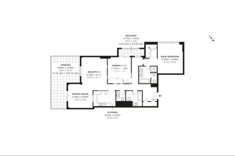 Appartement à Jumeirah Beach Residence, Dubai, 2 chambres, 170 m², № 58600 - photo 20