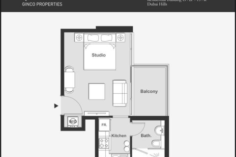 Apartamento en Dubai Hills, Dubai Hills Estate, Dubai, estudio, 37 m², № 3992 - foto 12