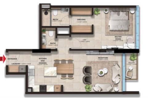 Appartement à Dubai, 1 chambre, 68.4 m², № 99916 - photo 20