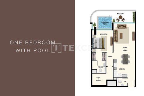 Apartamento en Mohammed Bin Rashid City, Dubai, 2 dormitorios, 119 m², № 83408 - foto 14