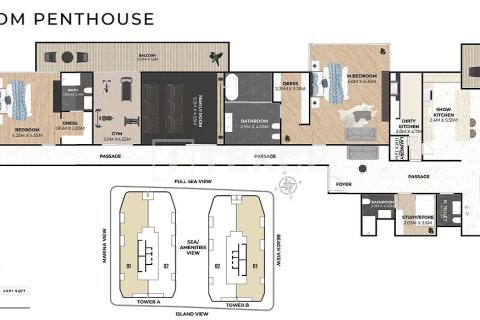 Duplex in Dubai 4 bedrooms, 304 sq.m. № 83415 - photo 20