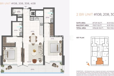 Apartment in Dubai 2 bedrooms, 98 sq.m. № 104642 - photo 3