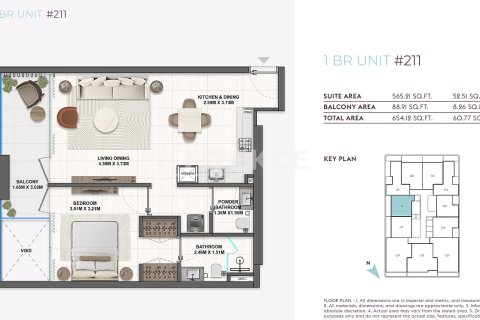 Apartment in Dubai 2 bedrooms, 98 sq.m. № 104642 - photo 6