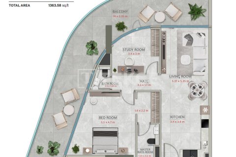 Купить квартиру в Falcon City of Wonders, Дубай: 2 спальни, 108м², № 104643 - фото 11