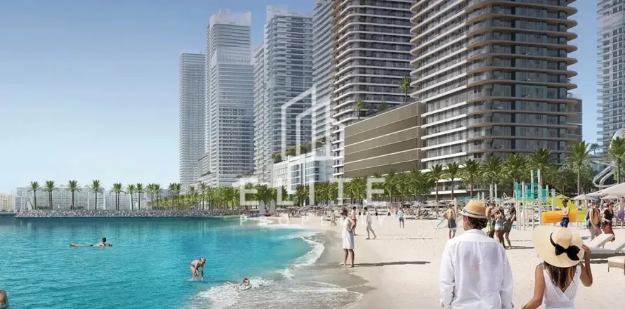 Квартира в EMAAR Beachfront, Dubai Harbour, Дубай, 1 спальня, 53м², № 124858