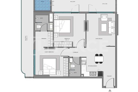 Apartment in Arjan, Dubai 1 bedroom, 61 sq.m. № 70771 - photo 13
