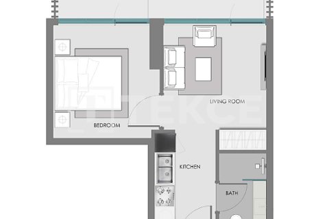 Apartment in Arjan, Dubai 1 bedroom, 61 sq.m. № 70771 - photo 14