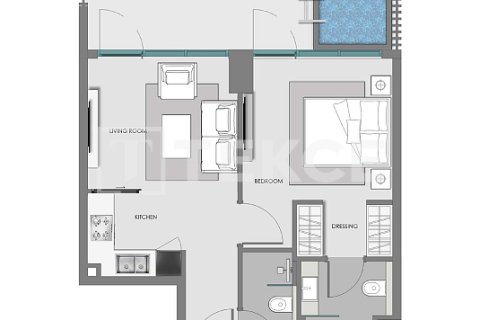 Apartment in Arjan, Dubai 1 bedroom, 61 sq.m. № 70771 - photo 18