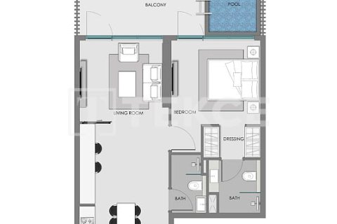 Apartment in Arjan, Dubai 2 bedrooms, 122 sq.m. № 70772 - photo 6