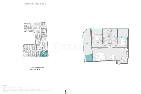 Apartment in Dubai Land, Dubai 2 bedrooms, 120 sq.m. № 70774 - photo 25