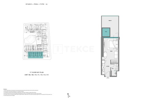Appartement à Dubai Land, Dubai, 1 chambre, 78 m², № 70773 - photo 16