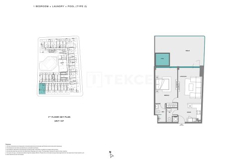 Appartement à Dubai Land, Dubai, 1 chambre, 78 m², № 70773 - photo 20