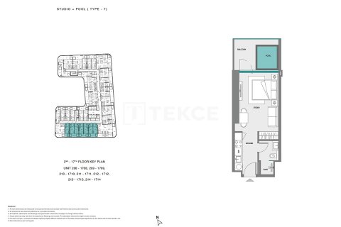 Appartement à Dubai Land, Dubai, 1 chambre, 78 m², № 70773 - photo 12