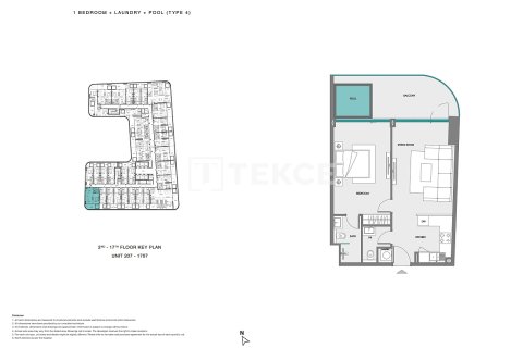 Appartement à Dubai Land, Dubai, 1 chambre, 78 m², № 70773 - photo 22