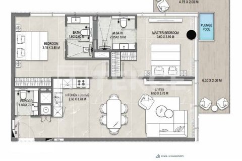 Penthouse in Dubai 3 bedrooms, 314 sq.m. № 141171 - photo 27