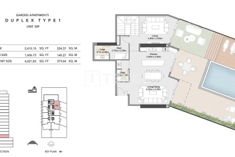 Duplex in Dubai 3 bedrooms, 375 sq.m. № 141172 - photo 14