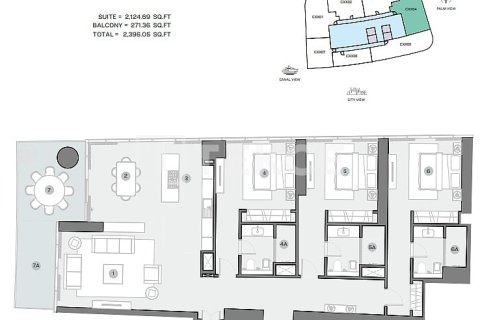 Apartment in Dubai Marina, Dubai 6 bedrooms, 1505 sq.m. № 141174 - photo 28
