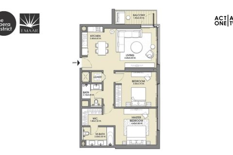 Appartement à ACT ONE | ACT TWO TOWERS à Dubai, 2 chambres, 106 m², № 31143 - photo 3