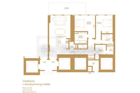 شقة في دبي 2 غرف نوم, 202.2 م² رقم 41180 - صورة 10