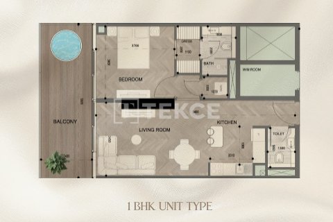 Appartement à Dubai Land, Dubai, 1 chambre, 82 m², № 72409 - photo 14