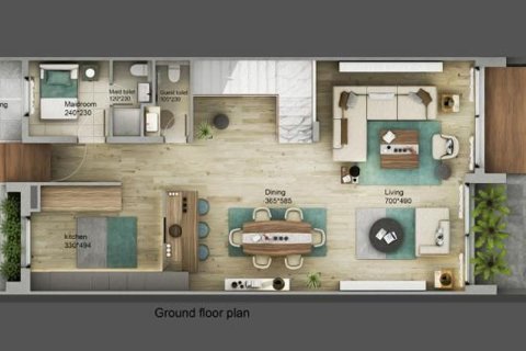 Villa in Jumeirah Park, Dubai 4 bedrooms, 187.7 sq.m. № 69387 - photo 3