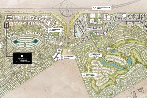 Appartement à Dubai Hills Estate, Dubai, 1 chambre, 69.4 m², № 23137 - photo 2