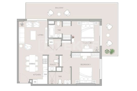 Apartment in Jumeirah Village Triangle, Dubai 2 bedrooms, 114 sq.m. № 49752 - photo 20