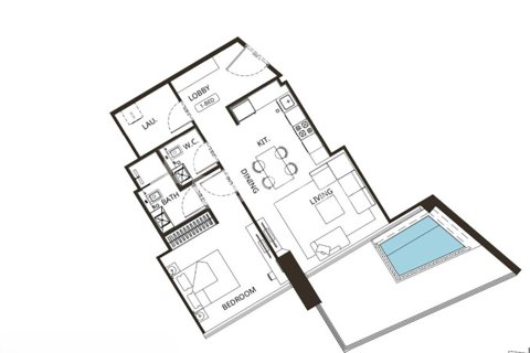 Apartamento en Jumeirah Village Circle, Dubai, 1 dormitorio, 74 m², № 105793 - foto 7