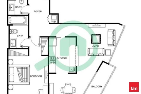 Apartment in Downtown Dubai (Downtown Burj Dubai), Dubai 1 bedroom, 84.5 sq.m. № 84084 - photo 10