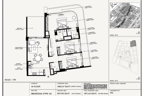 Купить квартиру в Джабаль-Али, Дубай: 2 спальни, 98м², № 90189 - фото 19
