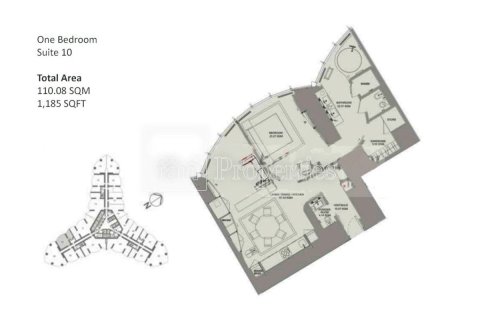 Снять в аренду квартиру в Даунтаун Дубай (Даунтаун Бурдж Дубай), Дубай: 1 спальня, 110м², № 64200 - фото 22