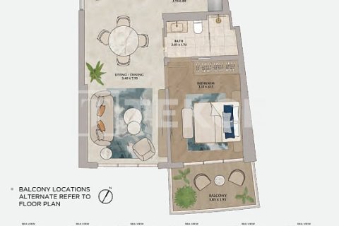 Apartment in Dubai 1 bedroom, 62 sq.m. № 102398 - photo 5