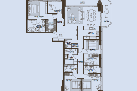 Penthouse in Dubai Design District, Dubai 1 bedroom, 88 sq.m. № 92515 - photo 11