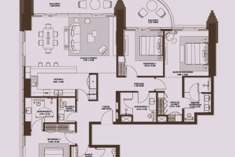 Penthouse in Dubai Design District, Dubai 1 bedroom, 88 sq.m. № 92515 - photo 10