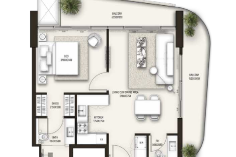Apartment in Jumeirah Village Triangle, Dubai studio, 41 sq.m. № 92512 - photo 5