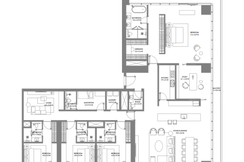 Apartment in Dubai Harbour, Dubai 1 bedroom, 101 sq.m. № 92506 - photo 11