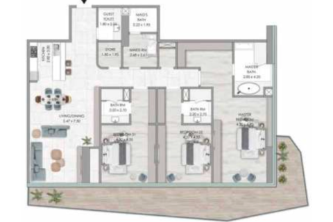 Apartment in Dubai Marina, Dubai 2 bedrooms, 189 sq.m. № 92507 - photo 6