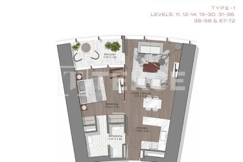 Apartment in Business Bay, Dubai 3 bedrooms, 179 sq.m. № 5135 - photo 20