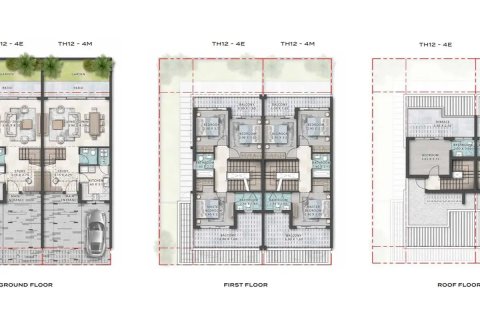 Maison de ville à Dubai, 4 chambres, 112.8 m², № 110842 - photo 2
