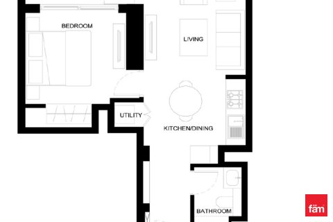 Apartment in Ras Al Khor, Dubai 1 bedroom, 51 sq.m. № 53264 - photo 12