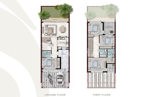 Купить таунхаус в Damac Lagoons, Дубай: 4 спальни, 212м², № 104687 - фото 2