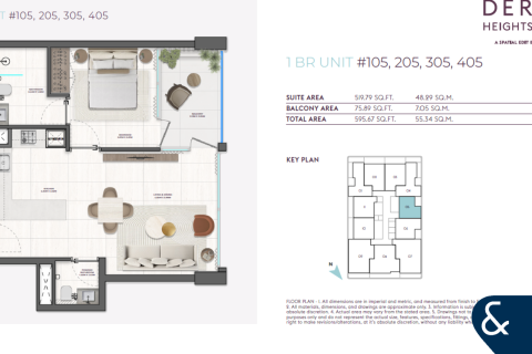 Appartement à District 11, Mohammed Bin Rashid City, Dubai, 1 chambre, 55 m², № 74473 - photo 12