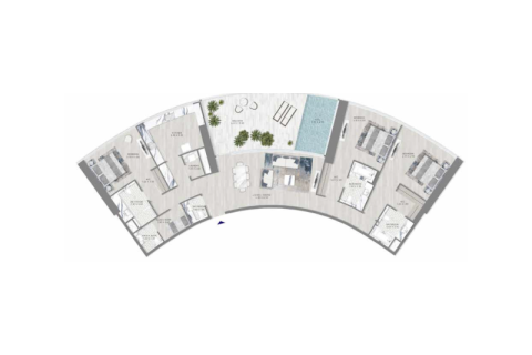 Apartment in Maritime City, Dubai 1 bedroom, 75 sq.m. № 92624 - photo 9