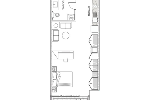 Apartment in Jumeirah Lake Towers, Dubai studio, 50 sq.m. № 92622 - photo 7