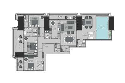 Apartment in Business Bay, Dubai 2 bedrooms, 308 sq.m. № 92626 - photo 12