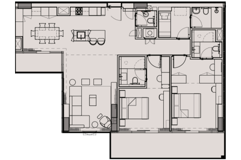 Appartement à Dubai, 1 chambre, 55 m², № 92615 - photo 7