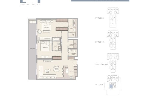 Apartment in ELLINGTON HOUSE IV in Dubai Hills Estate, Dubai 2 bedrooms, 124 sq.m. № 103930 - photo 13